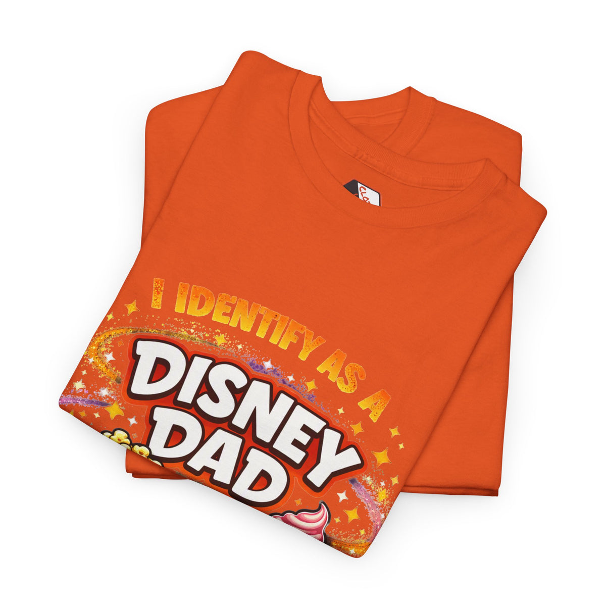 I Identify As a Disney Dad – Here for the Snacks Parody T‑Shirt | Chaos Clothing by I Identify As