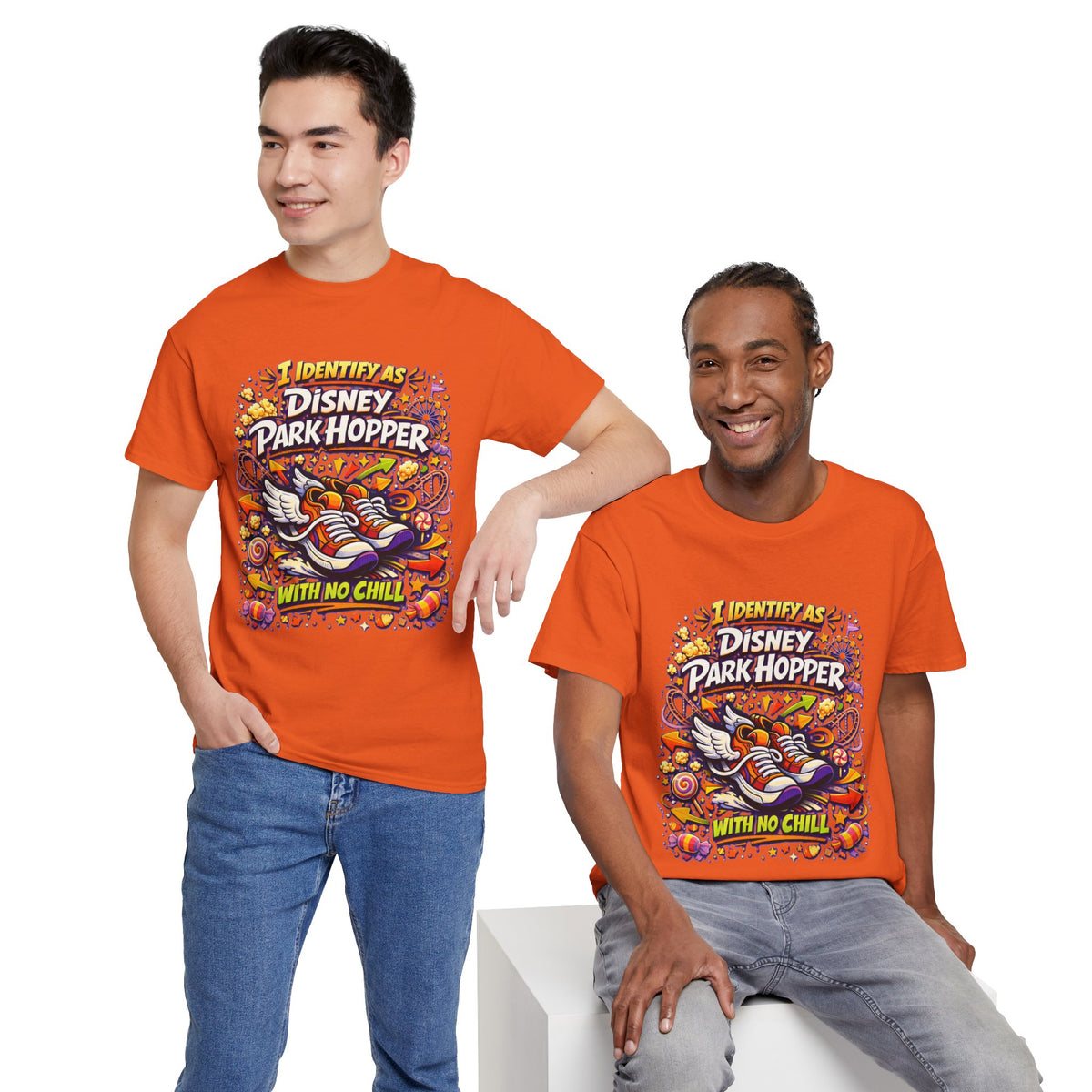 Disney Park Hopper With No Chill – Funny Disney Adult Parody T‑Shirt