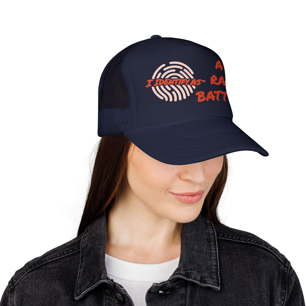 I Identify As A Rap Battler -  Funny Foam Trucker Hat