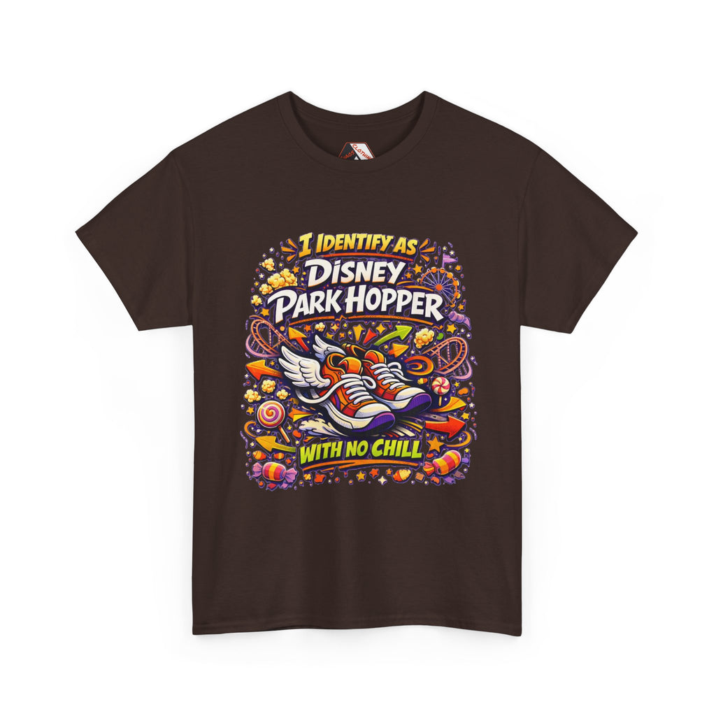 Disney Park Hopper With No Chill – Funny Disney Adult Parody T‑Shirt