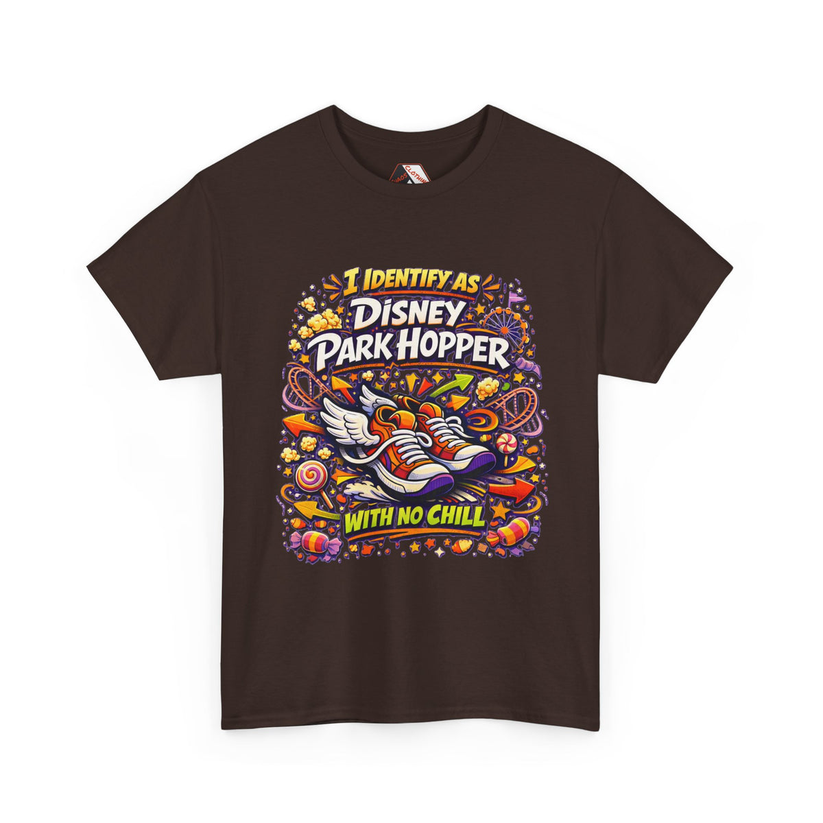 Disney Park Hopper With No Chill – Funny Disney Adult Parody T‑Shirt