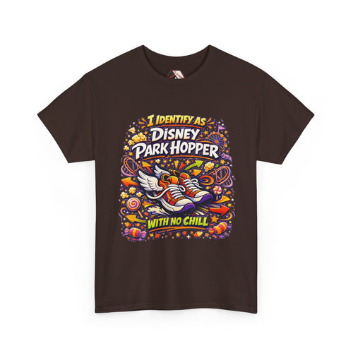 Disney Park Hopper With No Chill – Funny Disney Adult Parody T‑Shirt