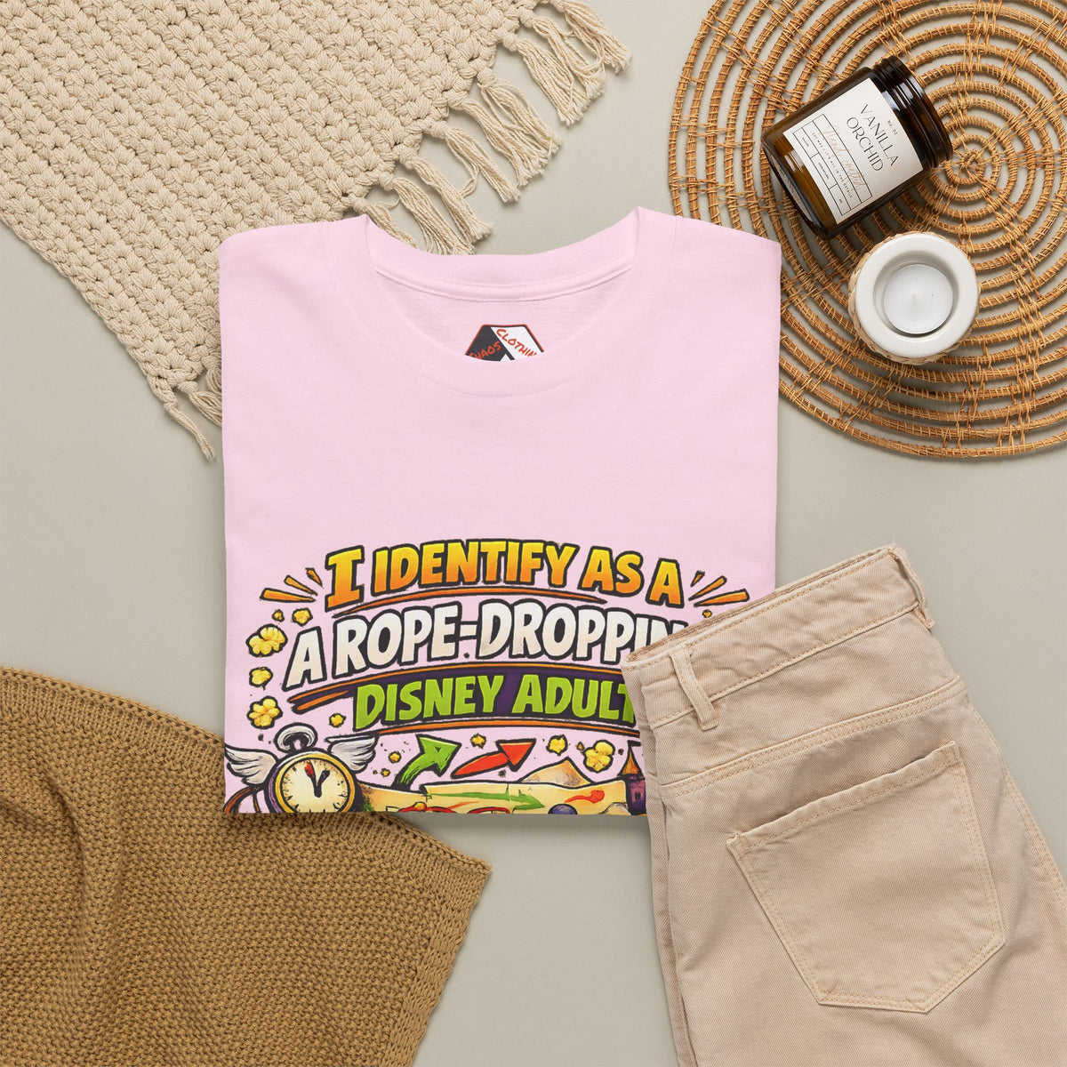 I Identify As a Rope-Dropping Disney Adult – Funny Disney Parody T‑Shirt |Chaos Clothing by I Identify As