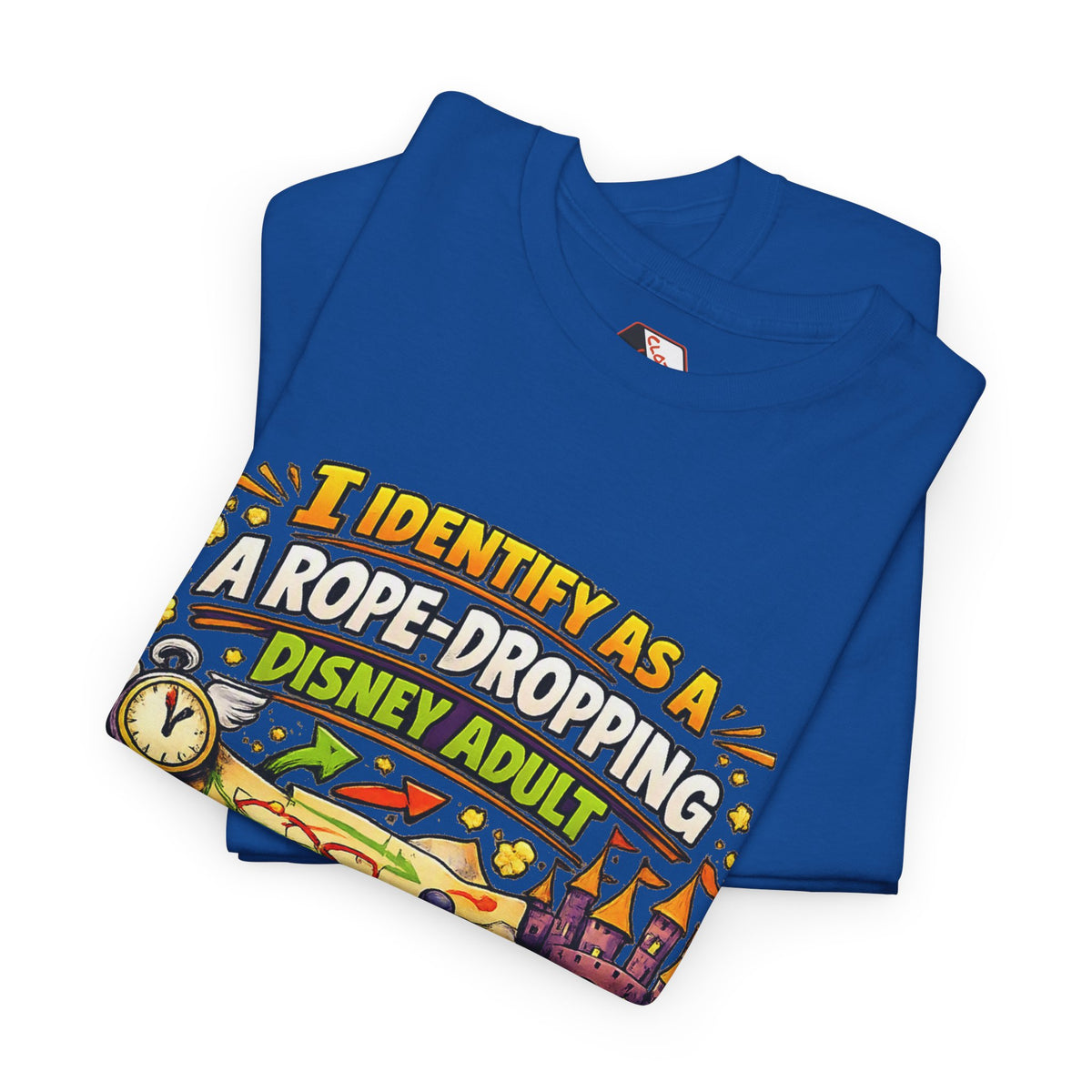 I Identify As a Rope-Dropping Disney Adult – Funny Disney Parody T‑Shirt |Chaos Clothing by I Identify As