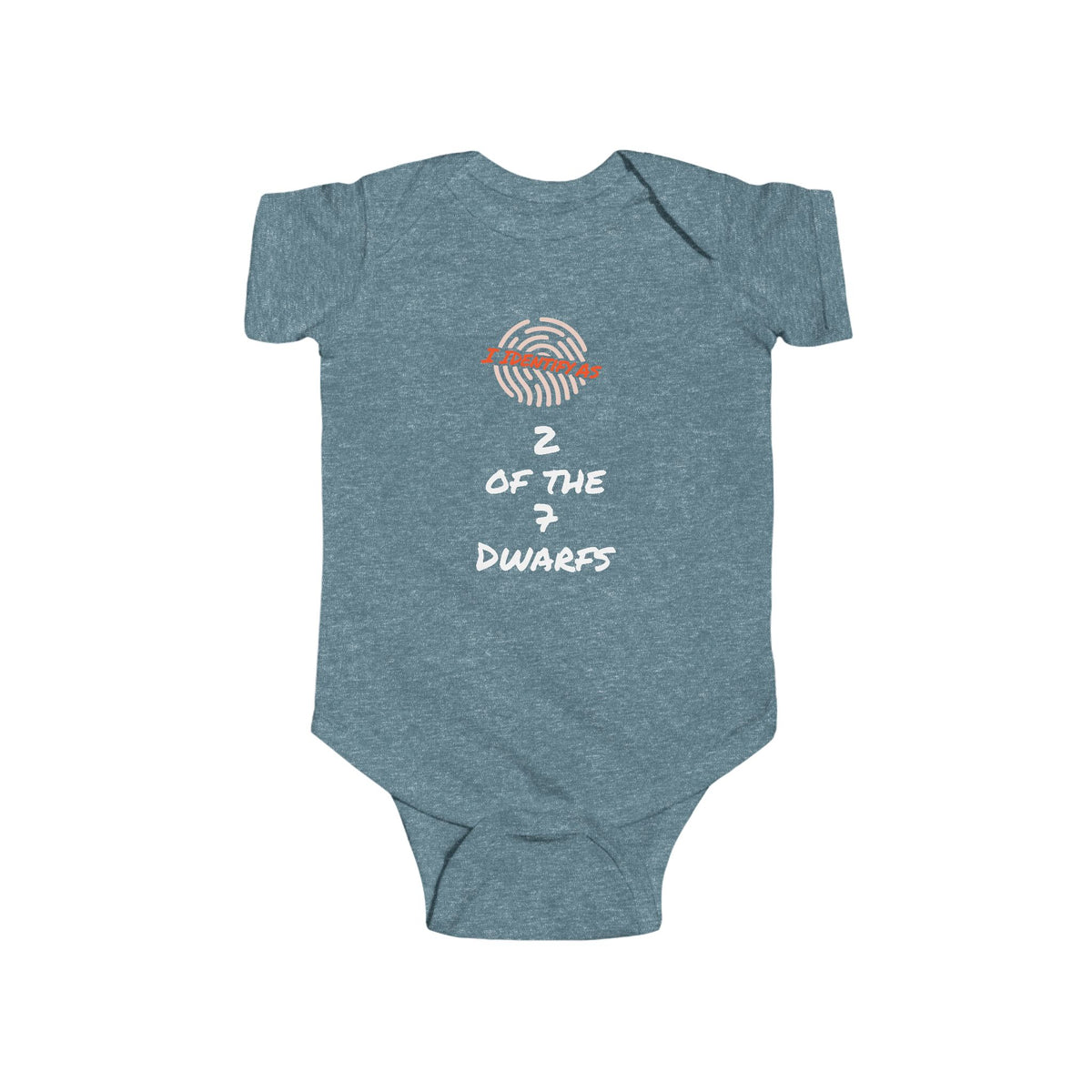 Cute & Funny Baby Grow – I Identify As 2 of the 7 Dwarfs