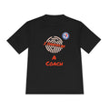 Training Shirt Tee — “I Identify As A Coach” Moisture-Wicking Athletic Tee - Unisex