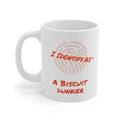 I Identify As A Biscuit Dunker Mug — Funny Coffee Tea Cup for Biscuit Lovers