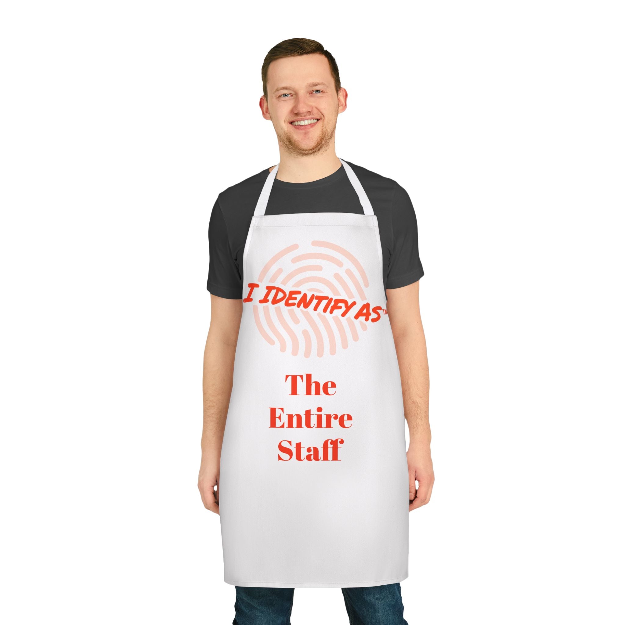 I Identify As Apron — "Totally and 100% In Control" Chef Apron