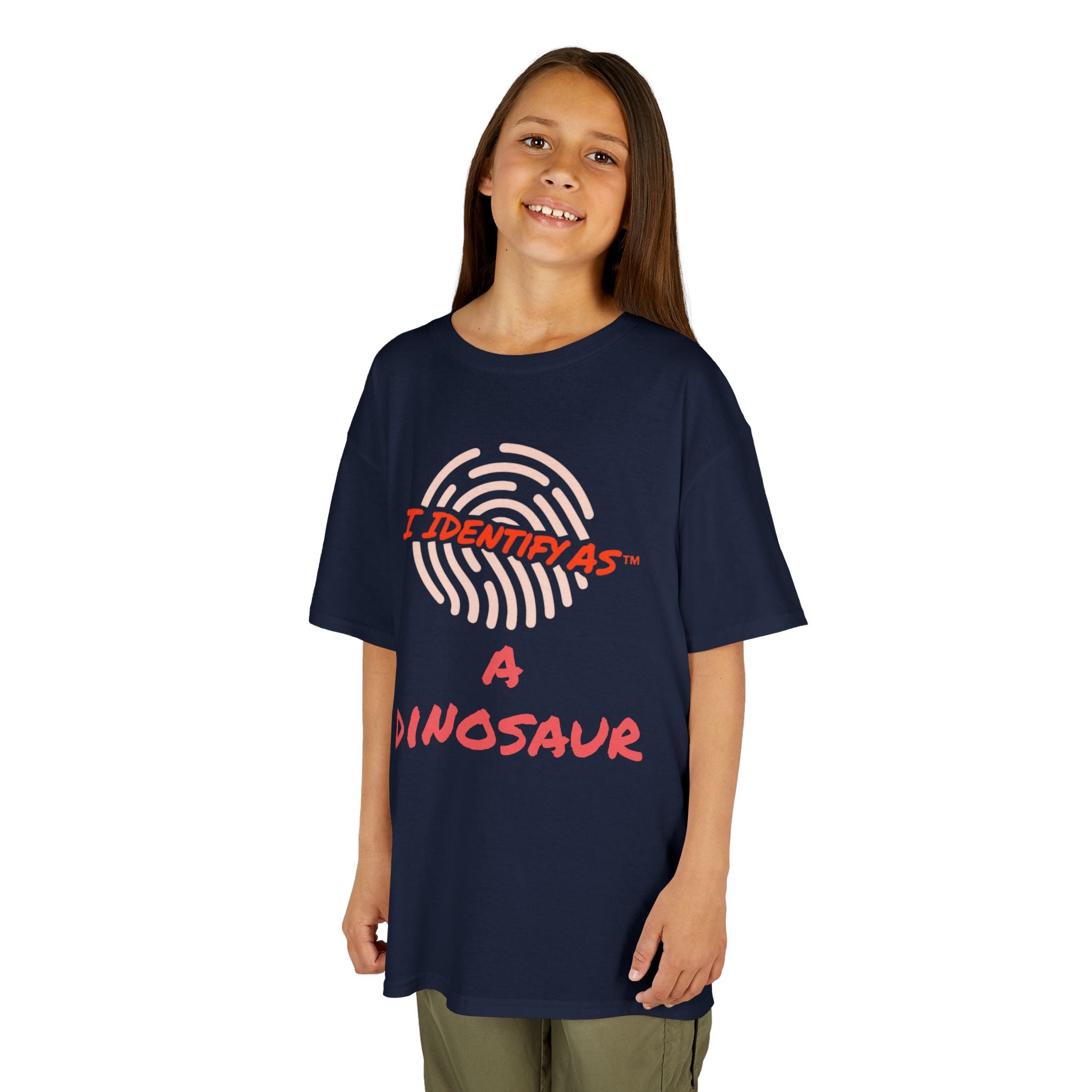 Dinosaur Kids T‑Shirt – Cute Graphic Tee | I Identify As
