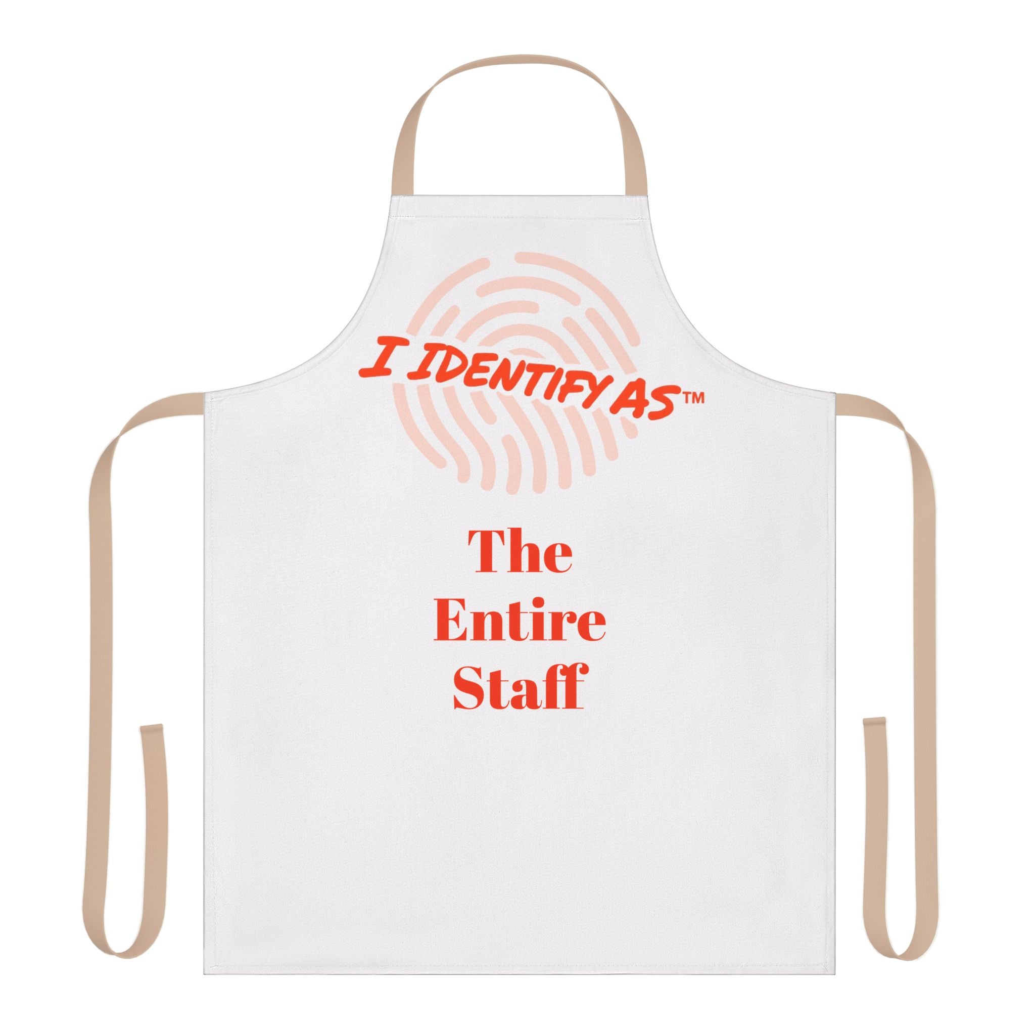 I Identify As Apron — "Totally and 100% In Control" Chef Apron