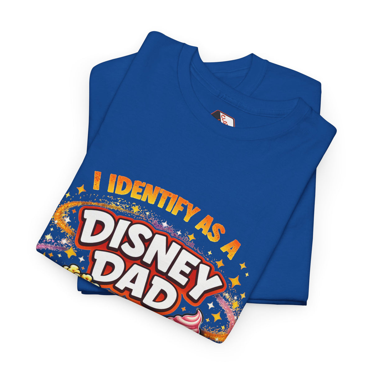 I Identify As a Disney Dad – Here for the Snacks Parody T‑Shirt | Chaos Clothing by I Identify As