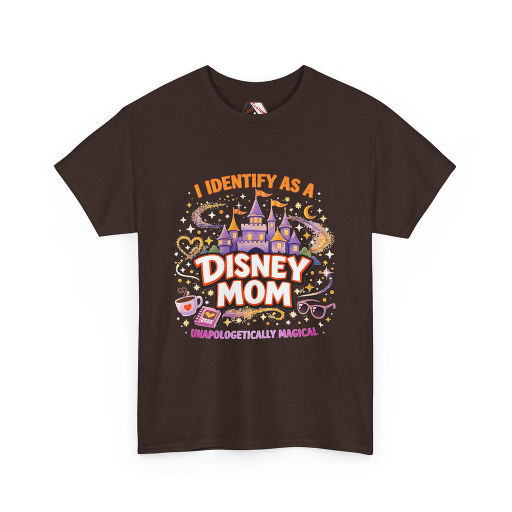 I Identify As a Disney Mom – Unapologetically Magical Parody T‑Shirt