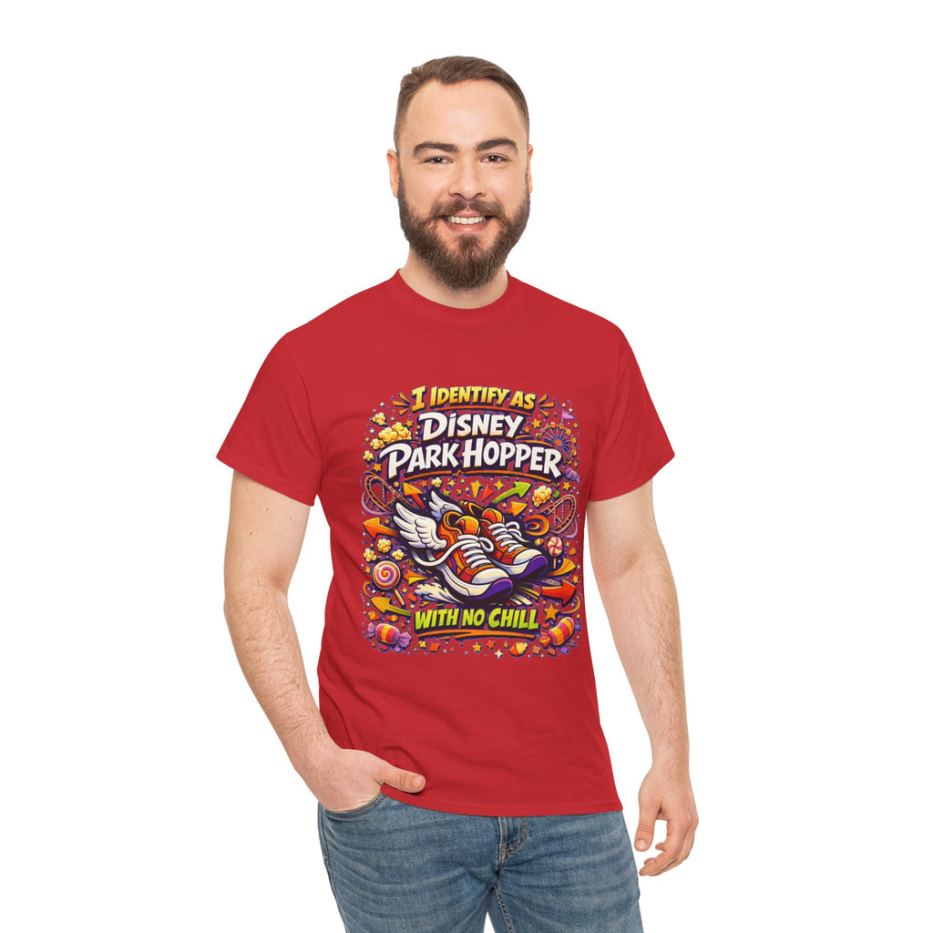 Disney Park Hopper With No Chill – Funny Disney Adult Parody T‑Shirt
