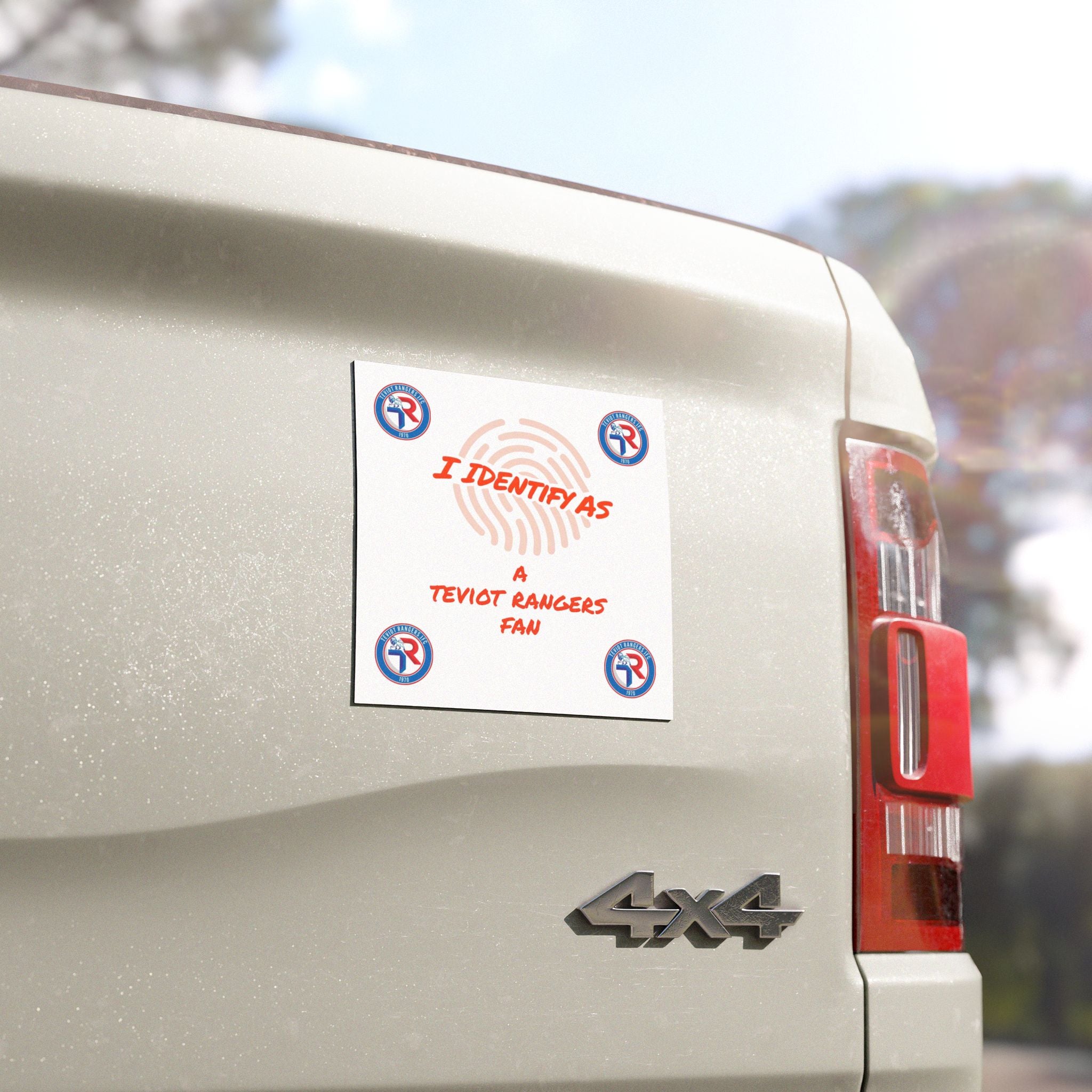 Teviot Rangers Fan Car Magnet