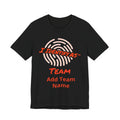 Team Personalized T‑Shirt – “I Identify As” Custom Name Group Tee – Matching Event Shirt – Unisex Cotton Identity Graphic Top