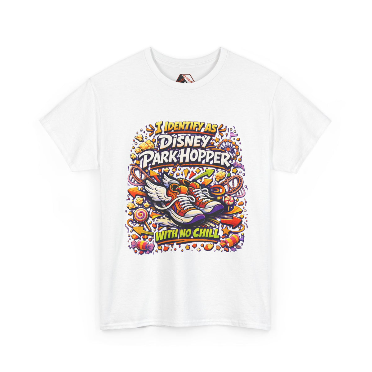 Disney Park Hopper With No Chill – Funny Disney Adult Parody T‑Shirt