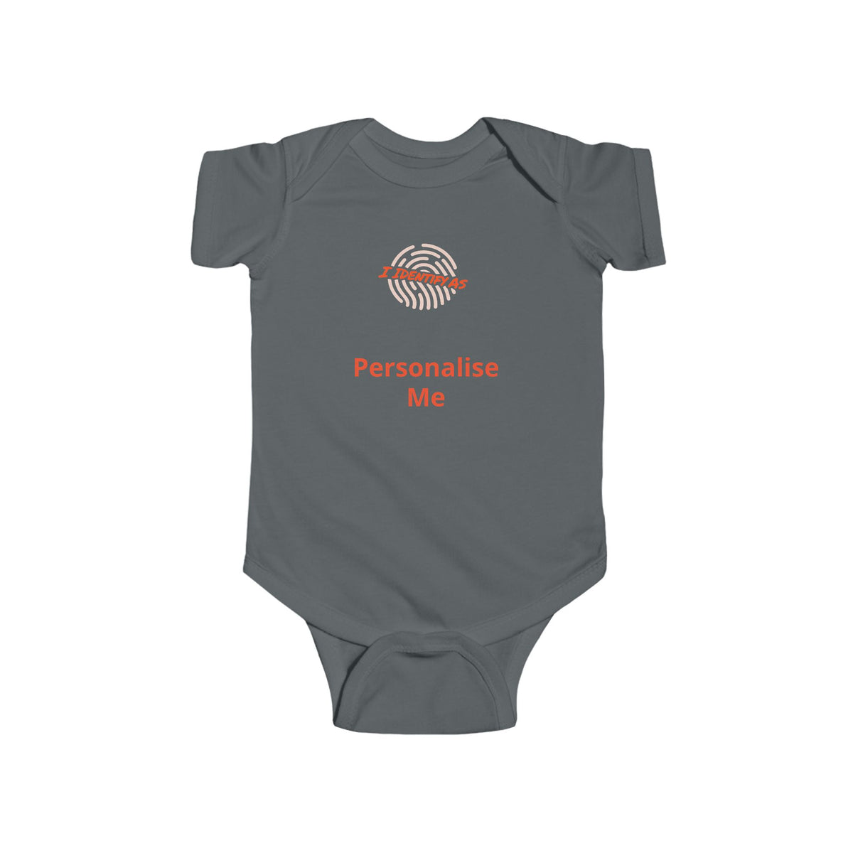 Personalised Baby Grow – Funny Baby Shower Gift with Custom Name | I Identify As