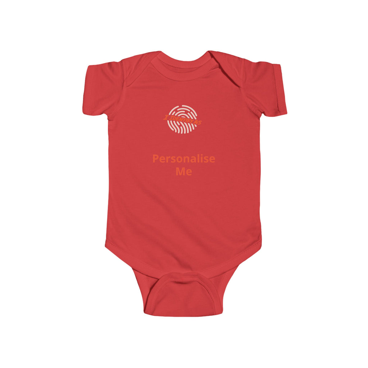 Personalised Baby Grow – Funny Baby Shower Gift with Custom Name | I Identify As