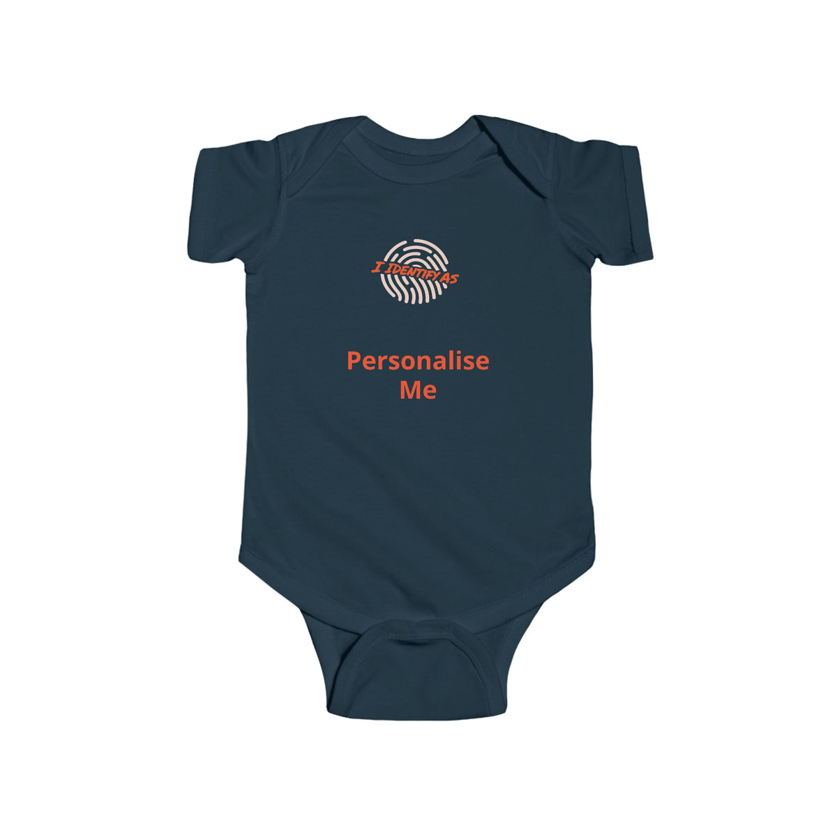 Personalised Baby Grow – Funny Baby Shower Gift with Custom Name | I Identify As