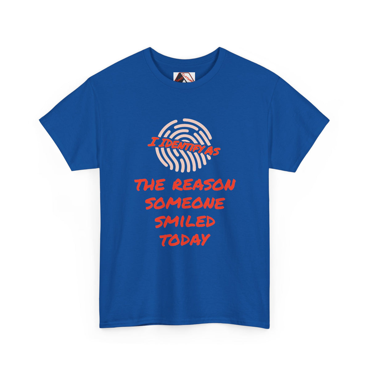 I Identify As The Reason Someone Smiled Today – Inspirational Identity Humour T‑Shirt | I Identify As