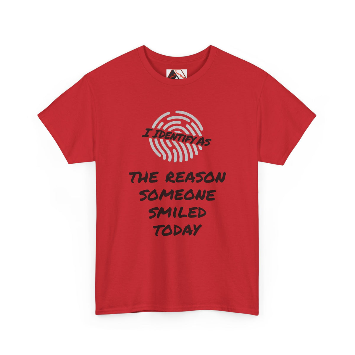 I Identify As The Reason Someone Smiled Today – Inspirational Identity Humour T‑Shirt | I Identify As
