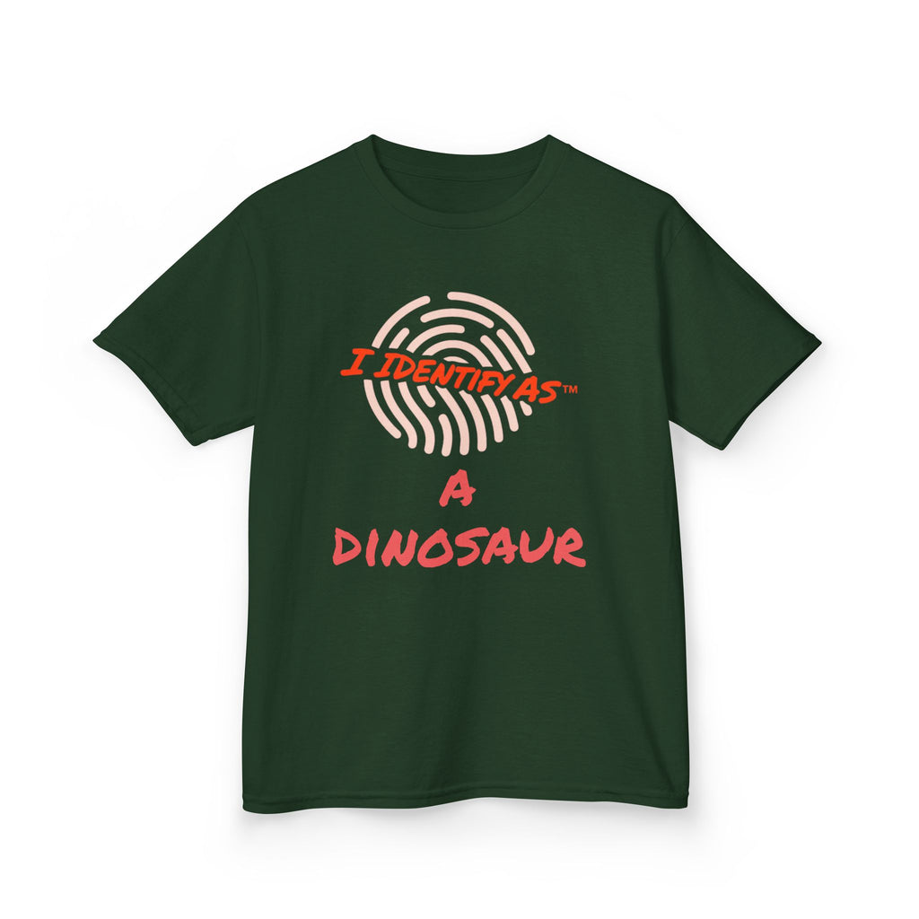 Dinosaur Kids T‑Shirt – Cute Graphic Tee | I Identify As