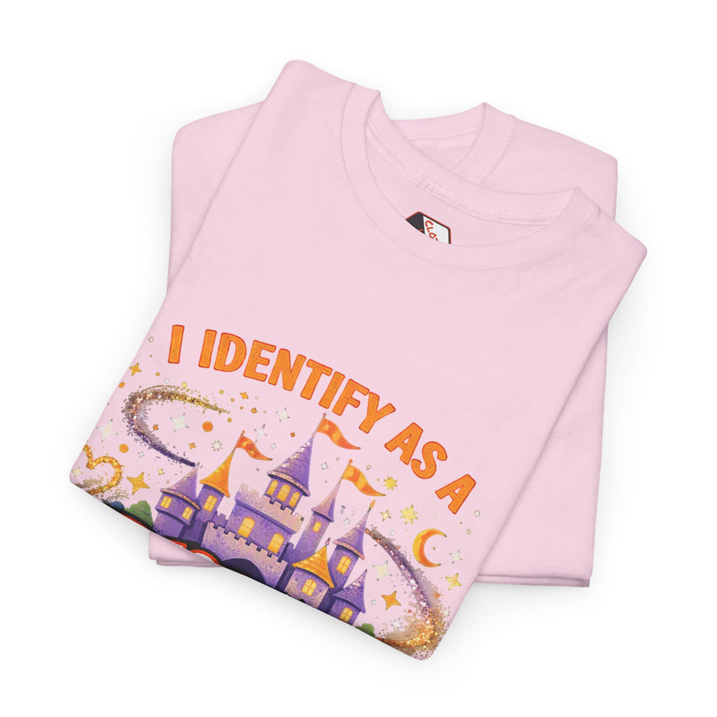 I Identify As a Disney Mom – Unapologetically Magical Parody T‑Shirt