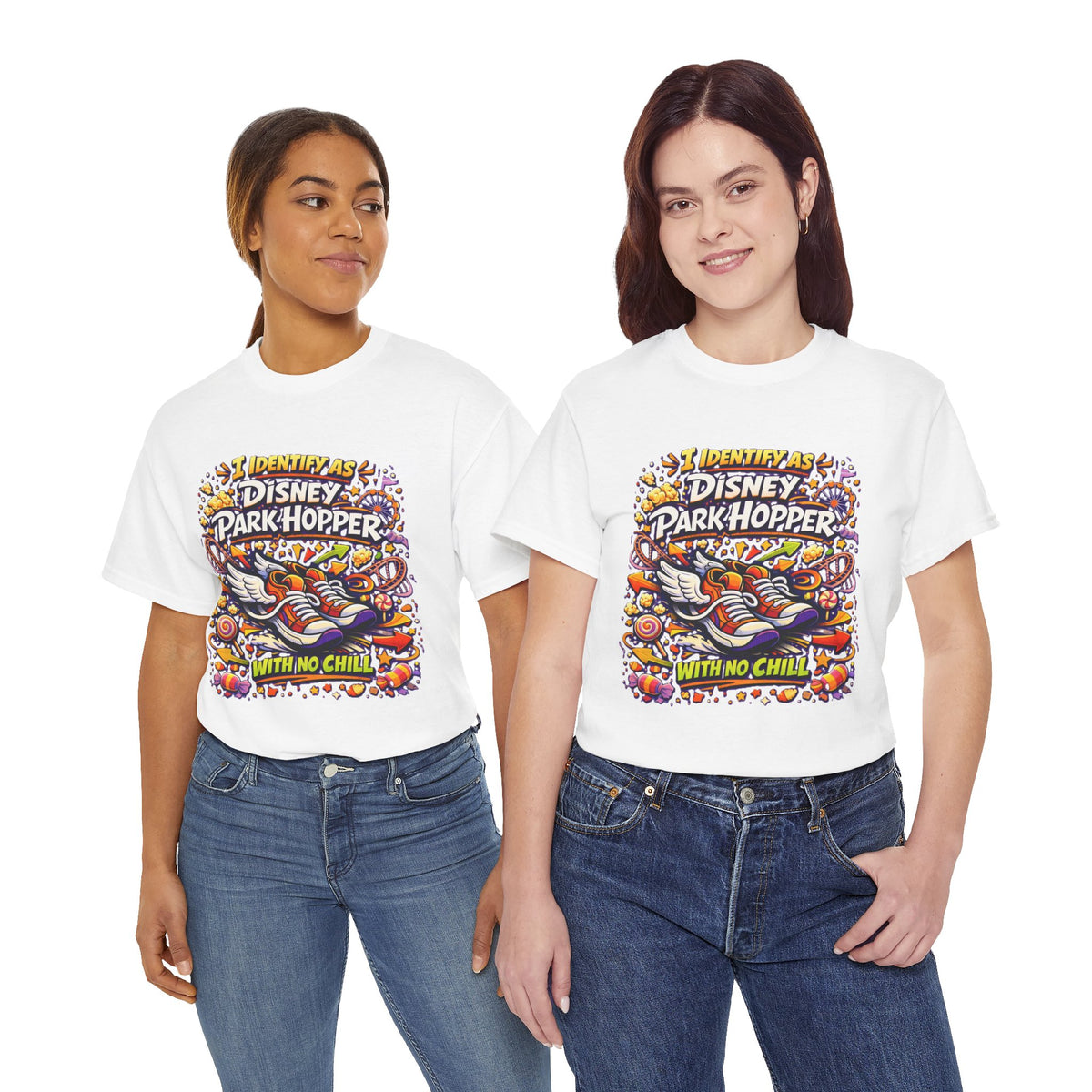 Disney Park Hopper With No Chill – Funny Disney Adult Parody T‑Shirt