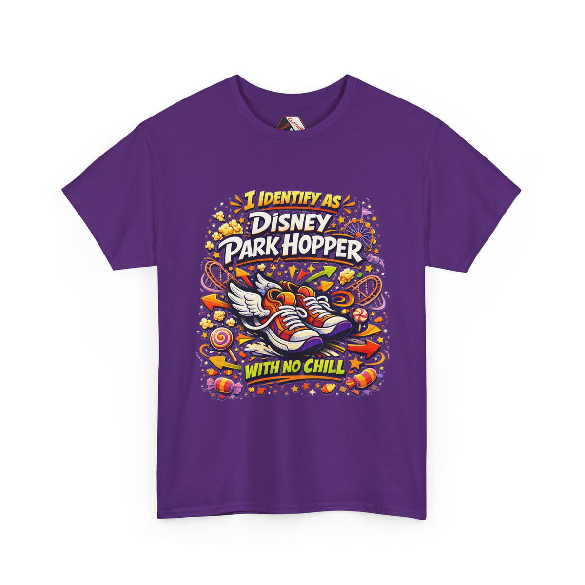 Disney Park Hopper With No Chill – Funny Disney Adult Parody T‑Shirt
