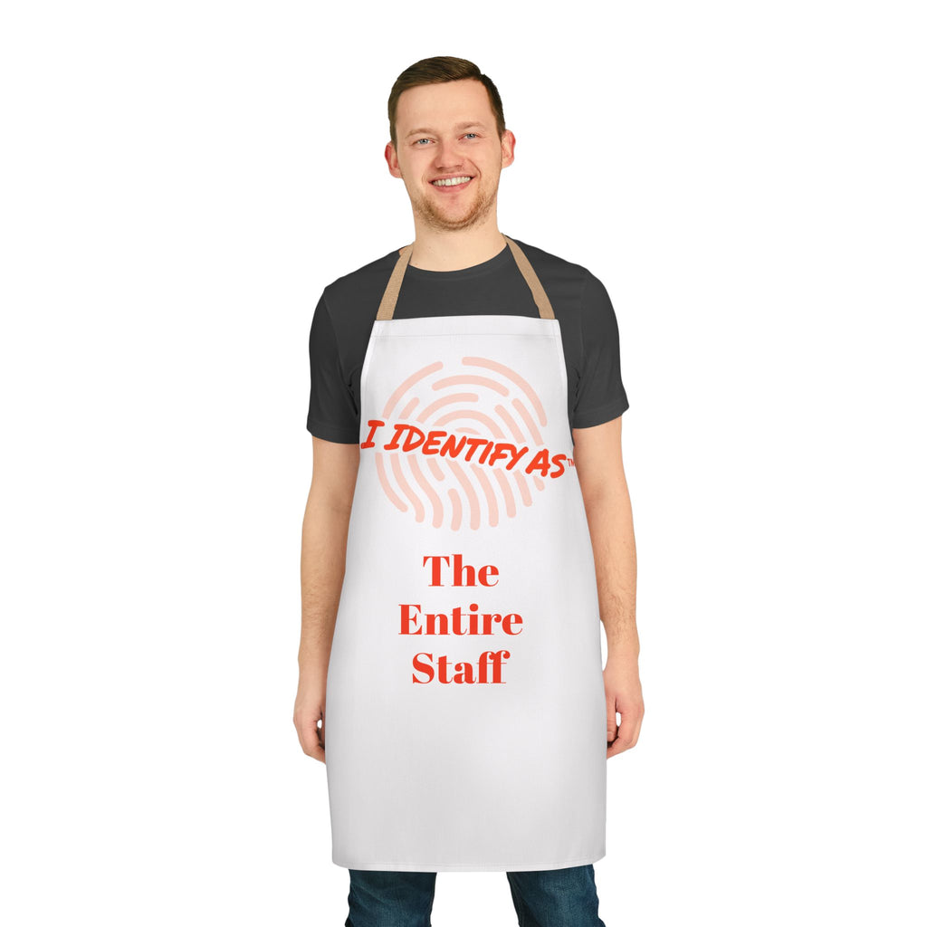 I Identify As Apron — "Totally and 100% In Control" Chef Apron