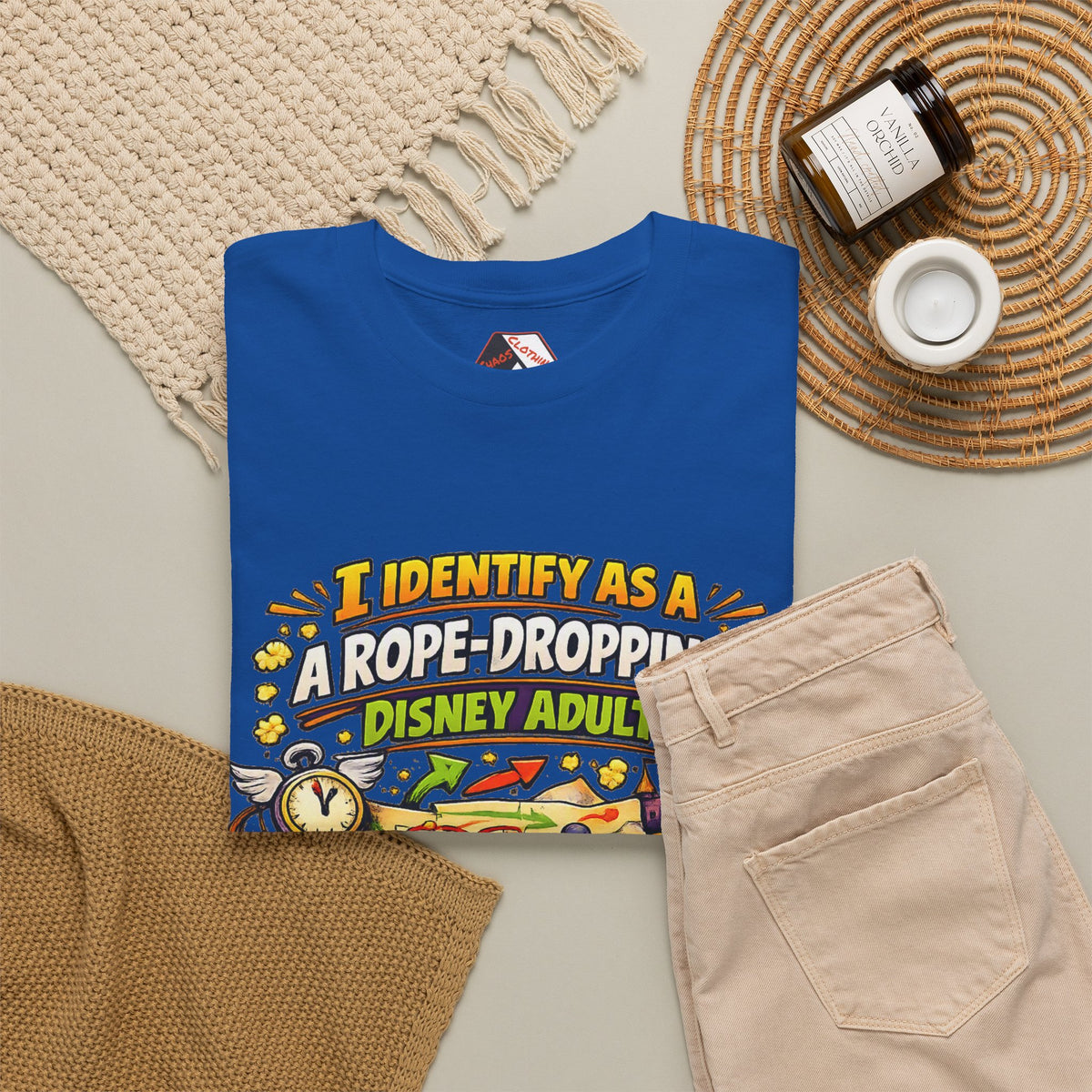 I Identify As a Rope-Dropping Disney Adult – Funny Disney Parody T‑Shirt |Chaos Clothing by I Identify As
