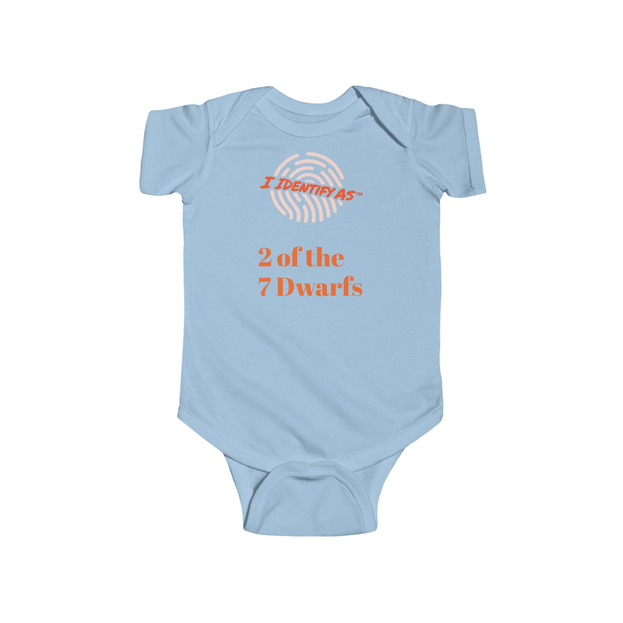 Copy of I Identify As 2 of the 7 Dwarfs Infant Bodysuit | Funny Baby Onesie