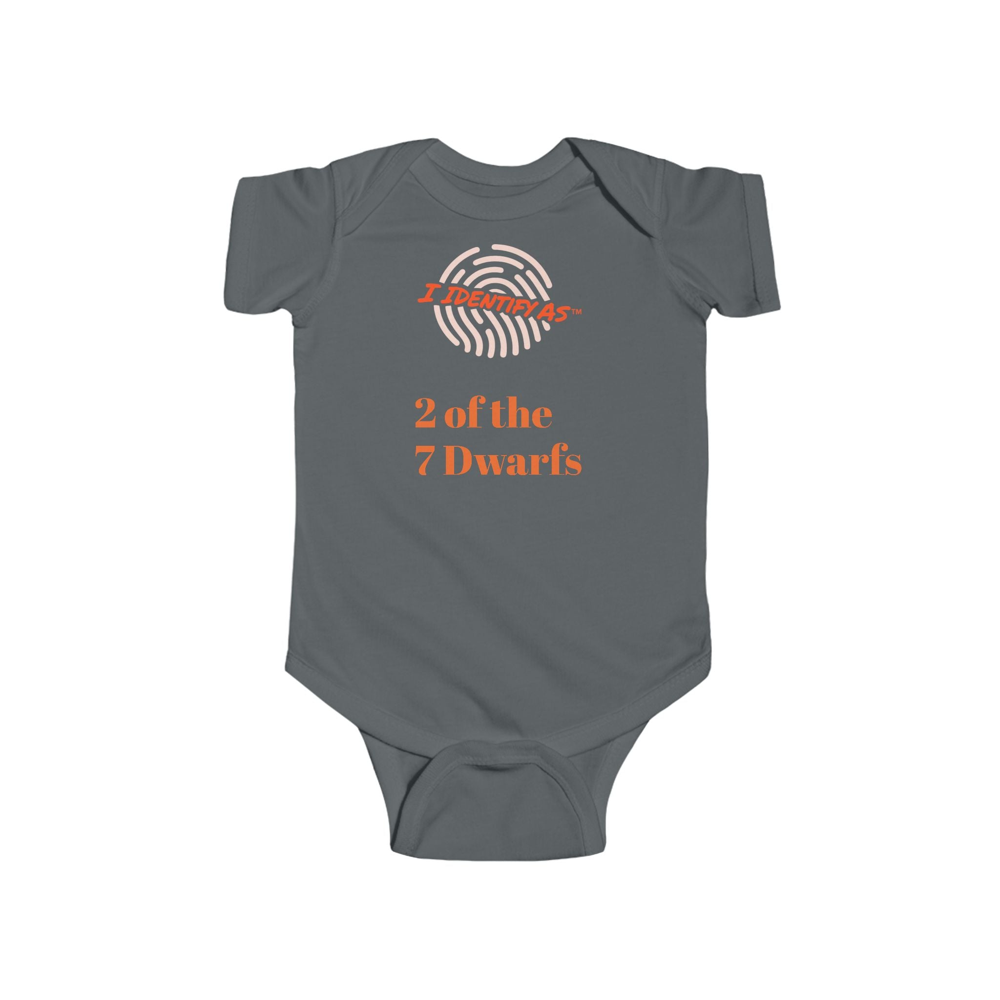 Copy of I Identify As 2 of the 7 Dwarfs Infant Bodysuit | Funny Baby Onesie