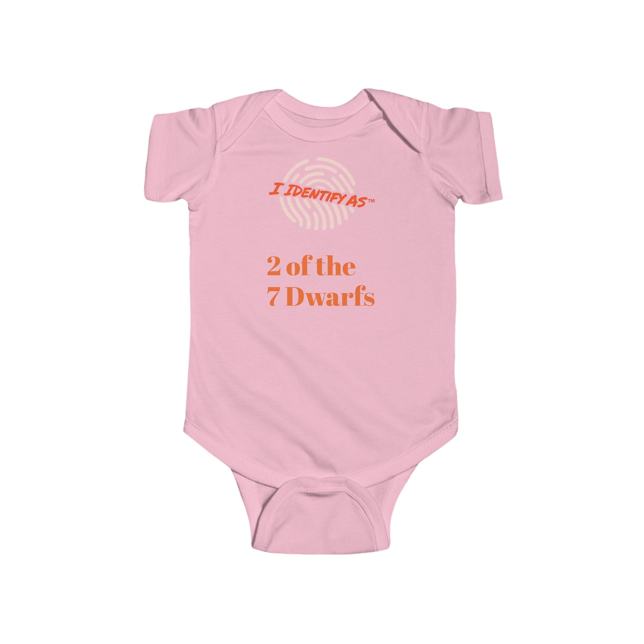 Copy of I Identify As 2 of the 7 Dwarfs Infant Bodysuit | Funny Baby Onesie