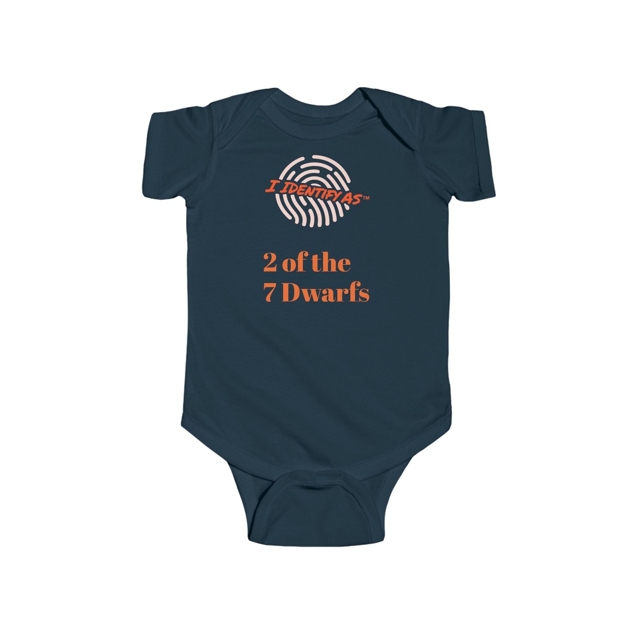 Copy of I Identify As 2 of the 7 Dwarfs Infant Bodysuit | Funny Baby Onesie