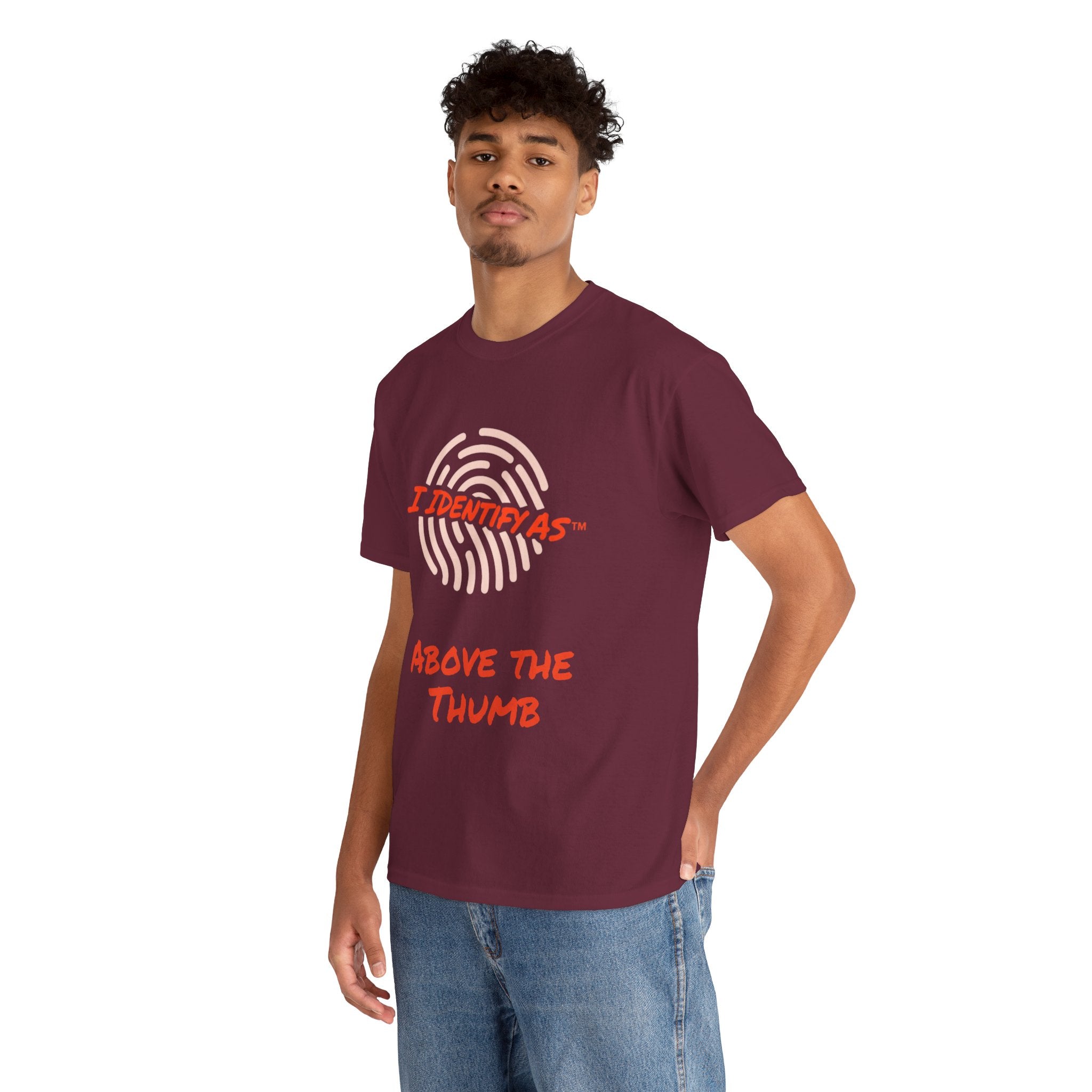 Unisex Cotton T-Shirt - Above The Thumb