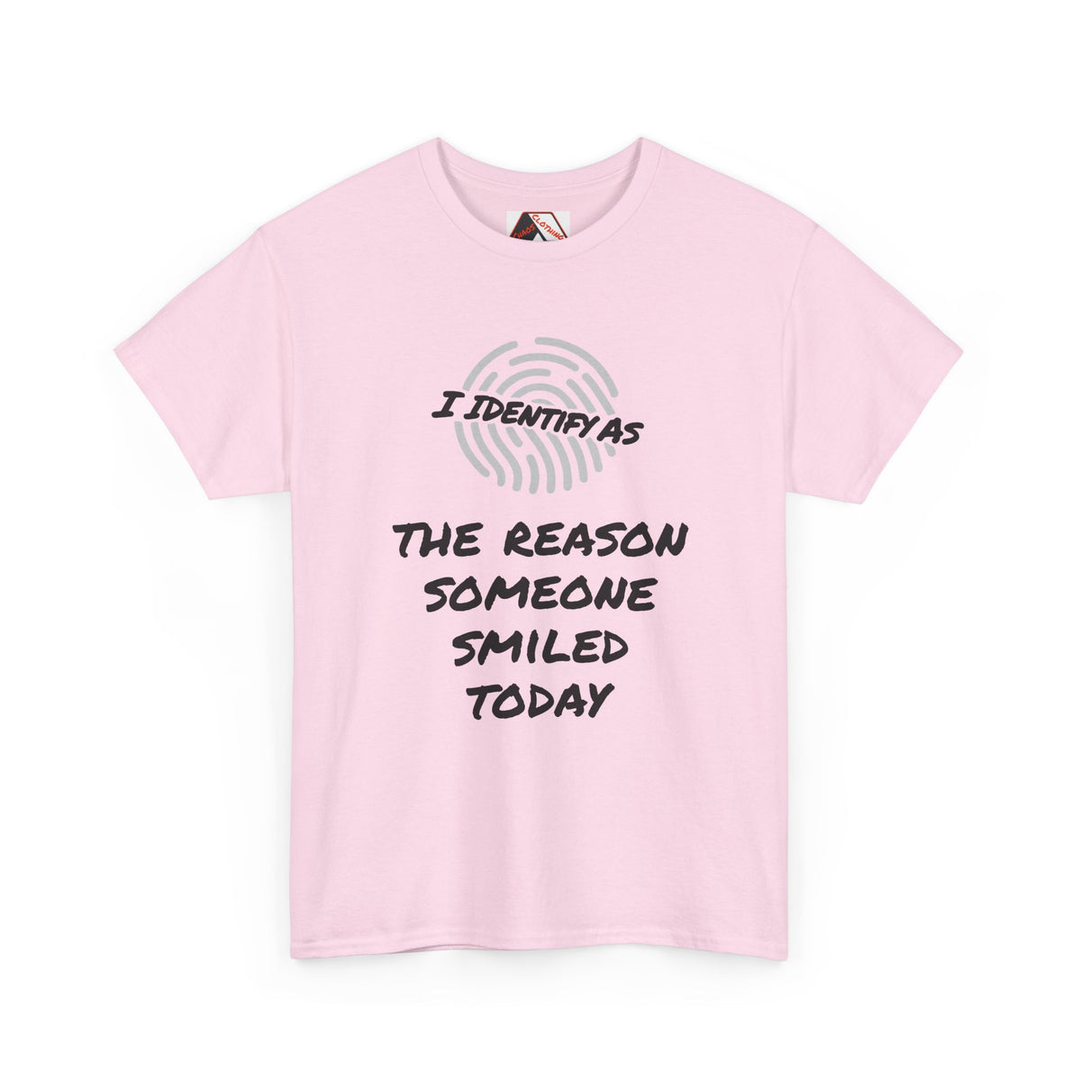 I Identify As The Reason Someone Smiled Today – Inspirational Identity Humour T‑Shirt | I Identify As
