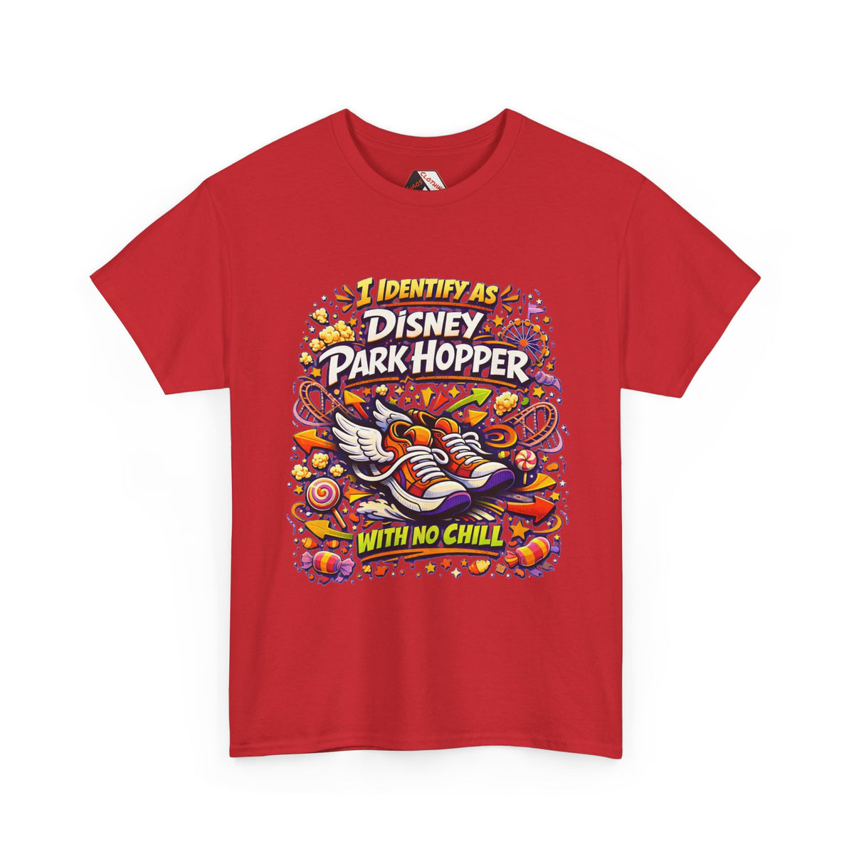 Disney Park Hopper With No Chill – Funny Disney Adult Parody T‑Shirt