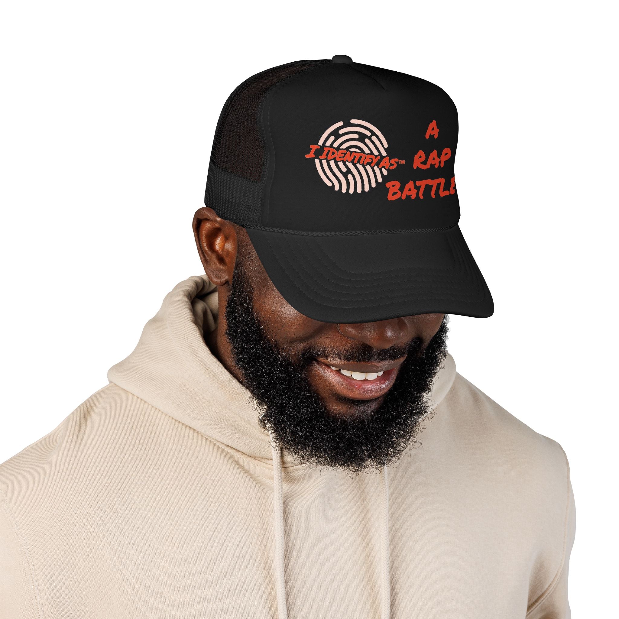 I Identify As A Rap Battler -  Funny Foam Trucker Hat