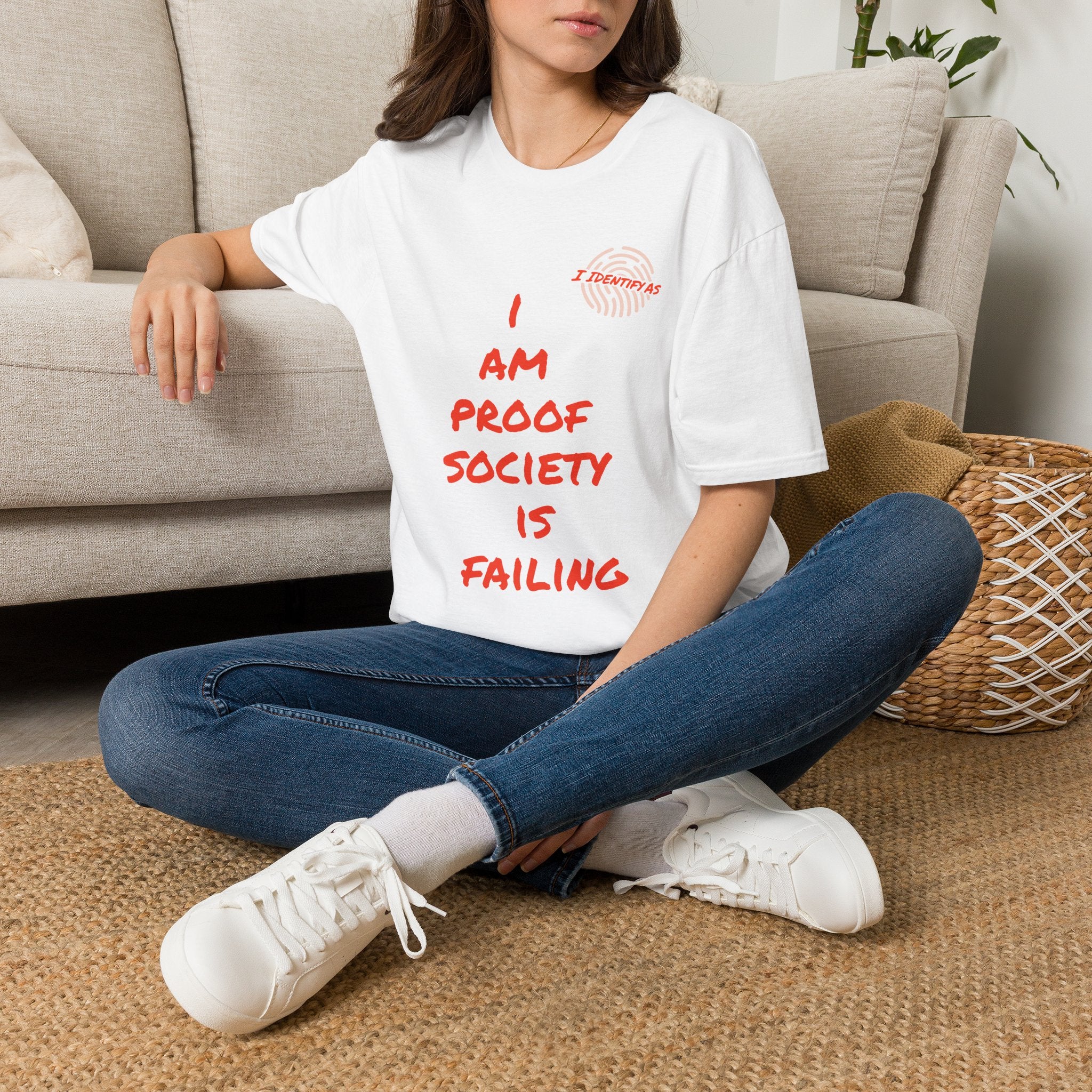 Organised chaos humour slogan tee for messy‑life humans