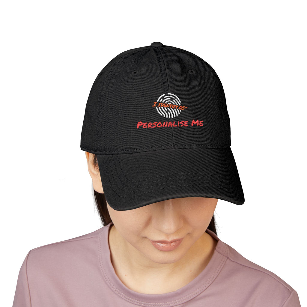 Personalise your Embroidered Denim Hat - unisex