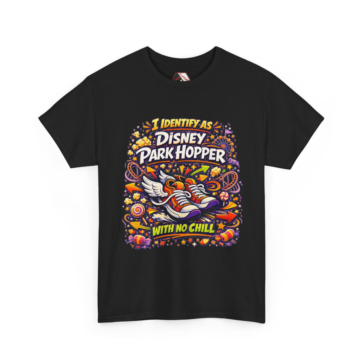 Disney Park Hopper With No Chill – Funny Disney Adult Parody T‑Shirt