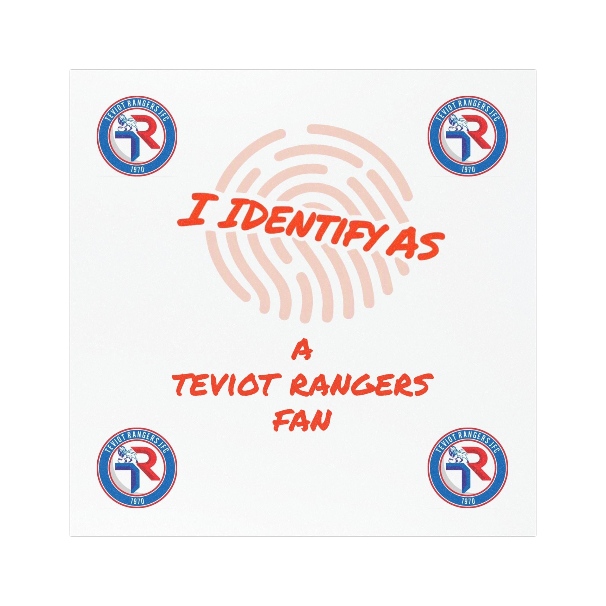 Teviot Rangers Fan Car Magnet