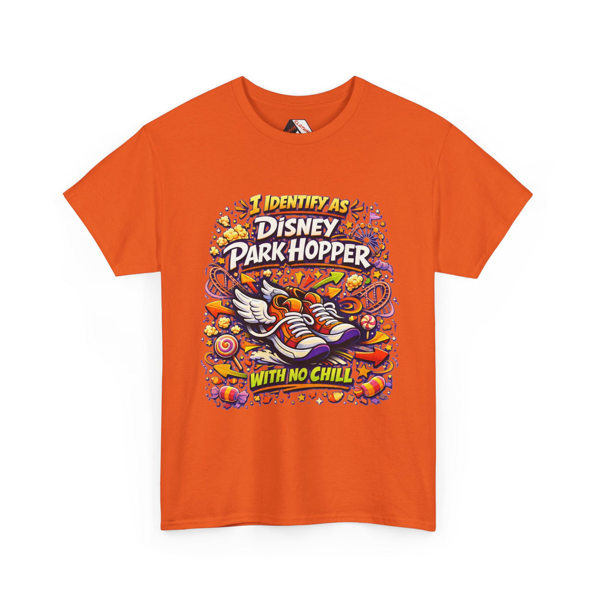 Disney Park Hopper With No Chill – Funny Disney Adult Parody T‑Shirt