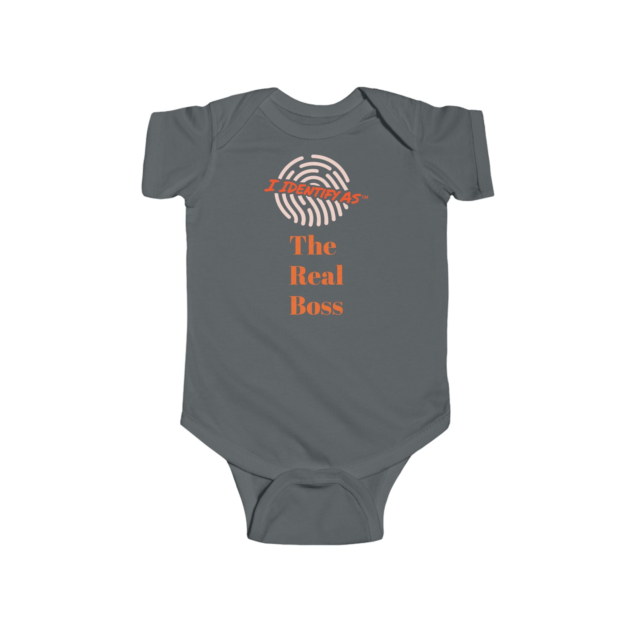 I Identify As The Real Boss Infant Bodysuit | Funny Baby Onesie