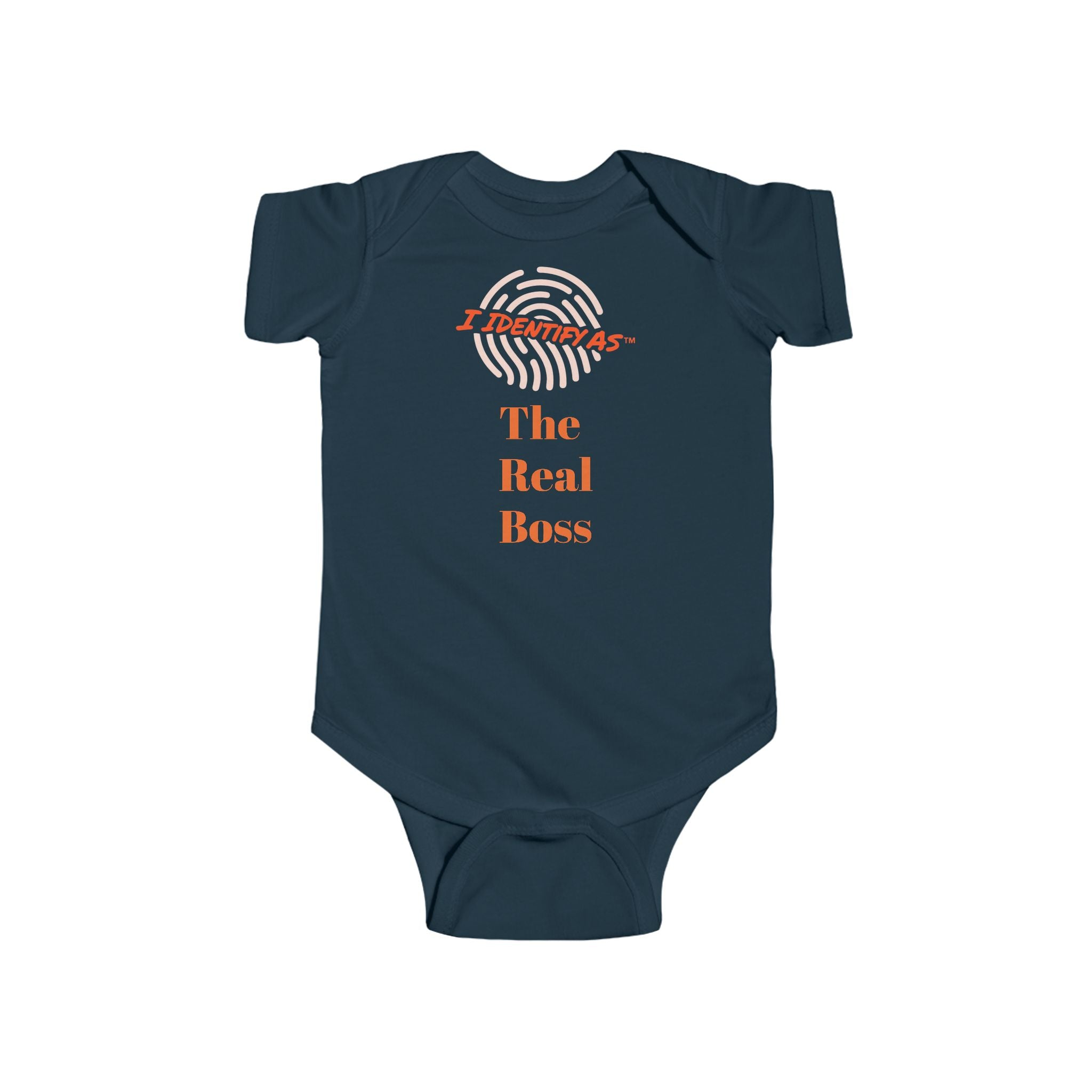 I Identify As The Real Boss Infant Bodysuit | Funny Baby Onesie