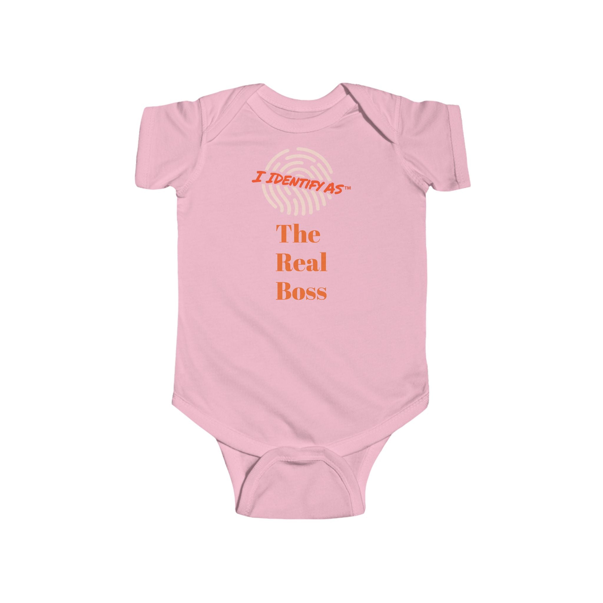 I Identify As The Real Boss Infant Bodysuit | Funny Baby Onesie