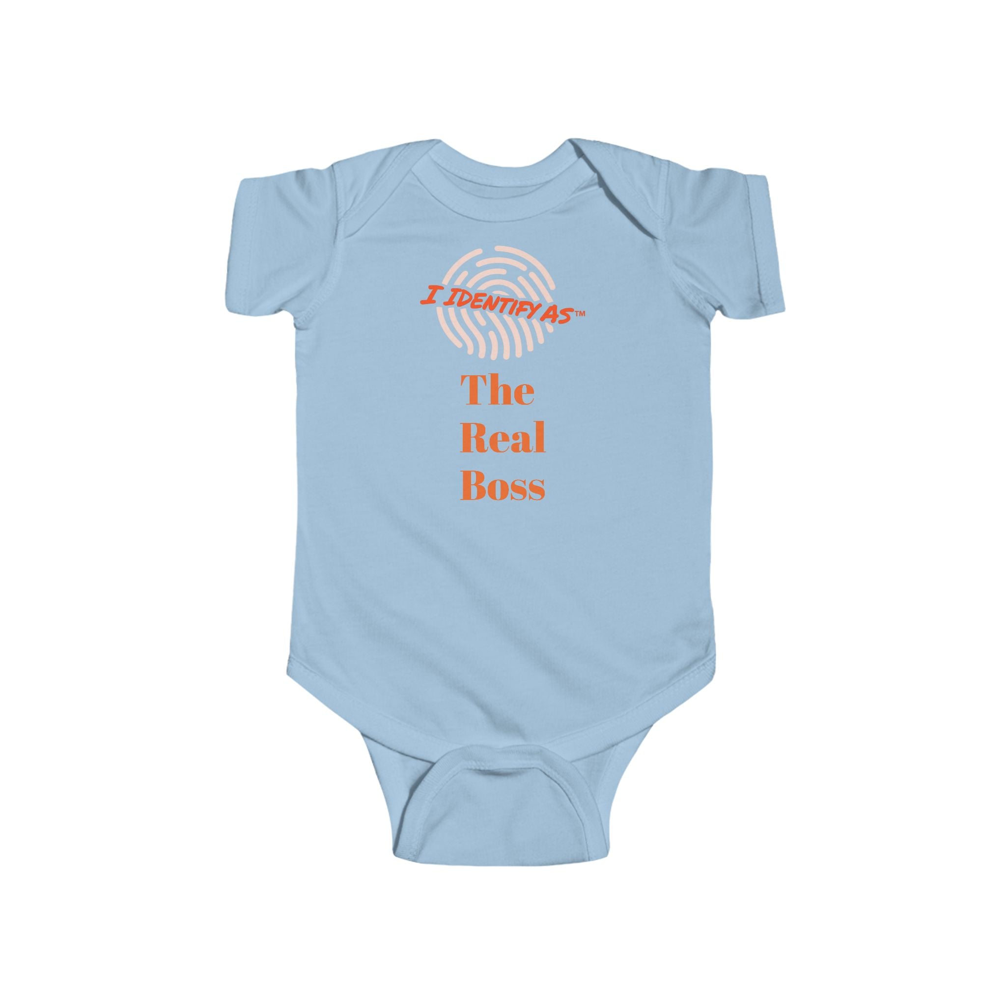 I Identify As The Real Boss Infant Bodysuit | Funny Baby Onesie