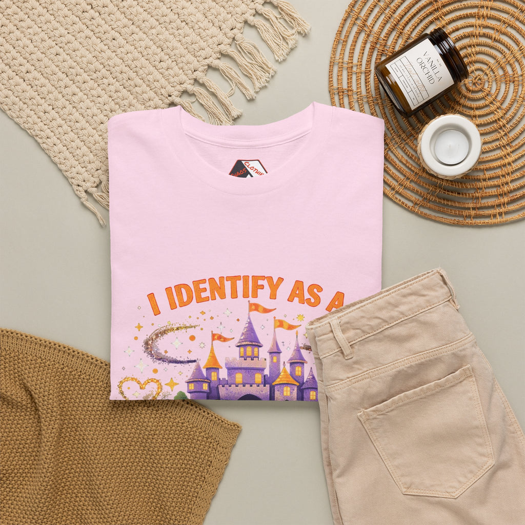 I Identify As a Disney Mom – Unapologetically Magical Parody T‑Shirt