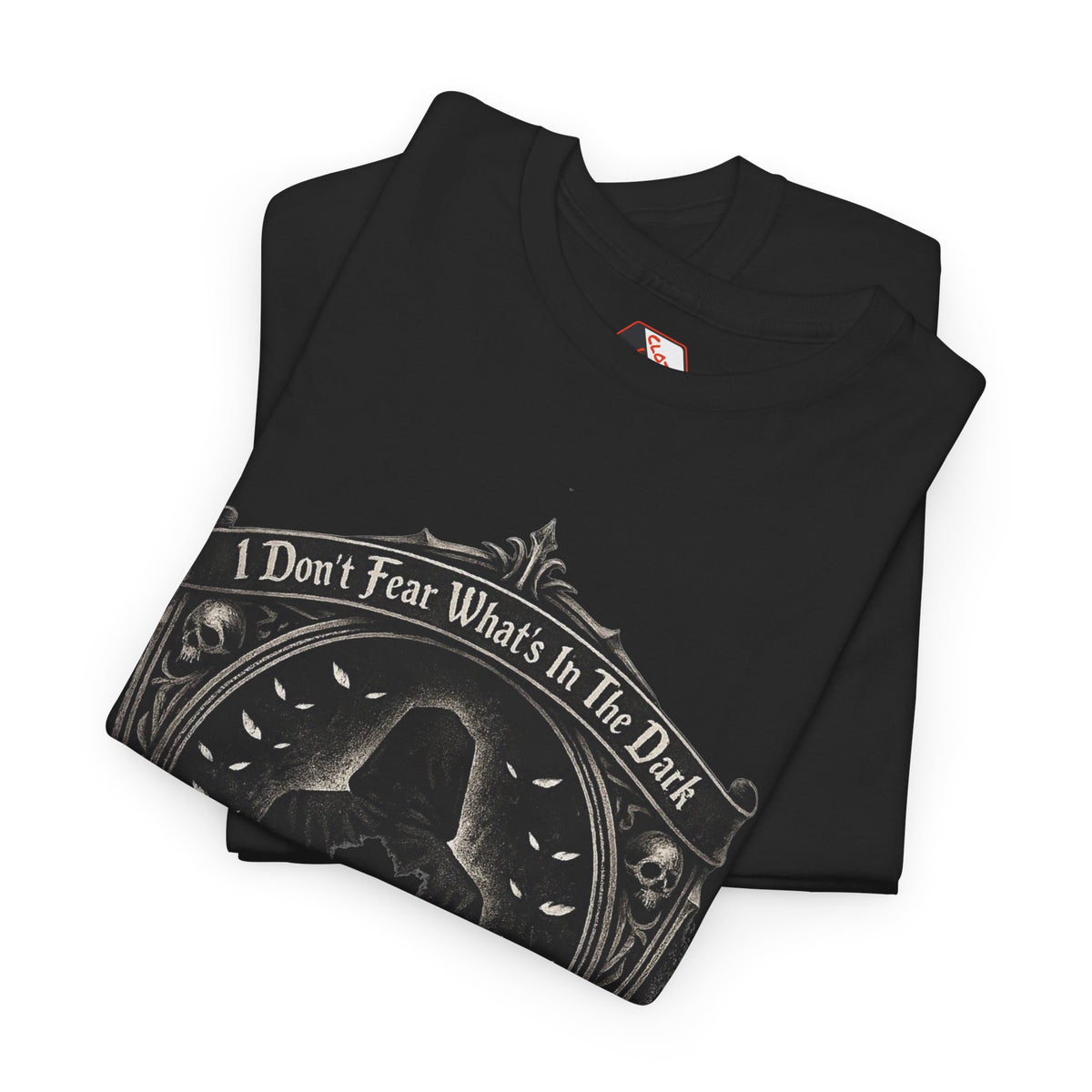 I Don’t Fear the Dark – It Fears What’s In Me T‑Shirt | Dark Humour  I Identify As Halloween Tee